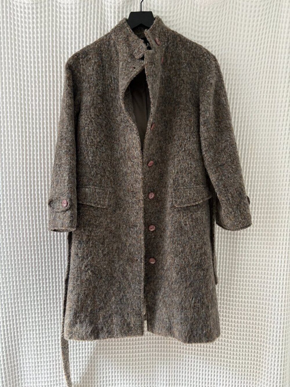 Vintage Gallant gray tan wool blend women's union made winter coat [PLEASE READ]
